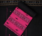 Pink Sambalpuri Cotton 3-piece dress material (unstitched) — view 1 of 4