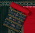 Green & Red Sambalpuri Cotton Unstitched Dress Material C40-18-06306