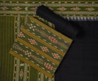 Green Sambalpuri Cotton 3-piece dress material (unstitched) — view 1 of 4