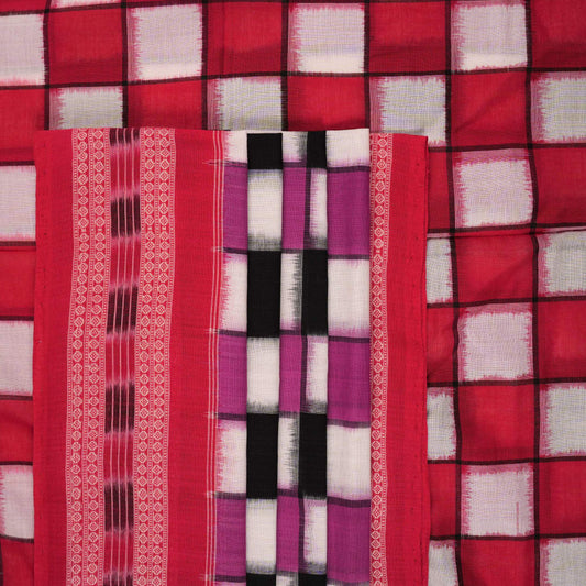 Sambalpuri Cotton Saree - Multi Color