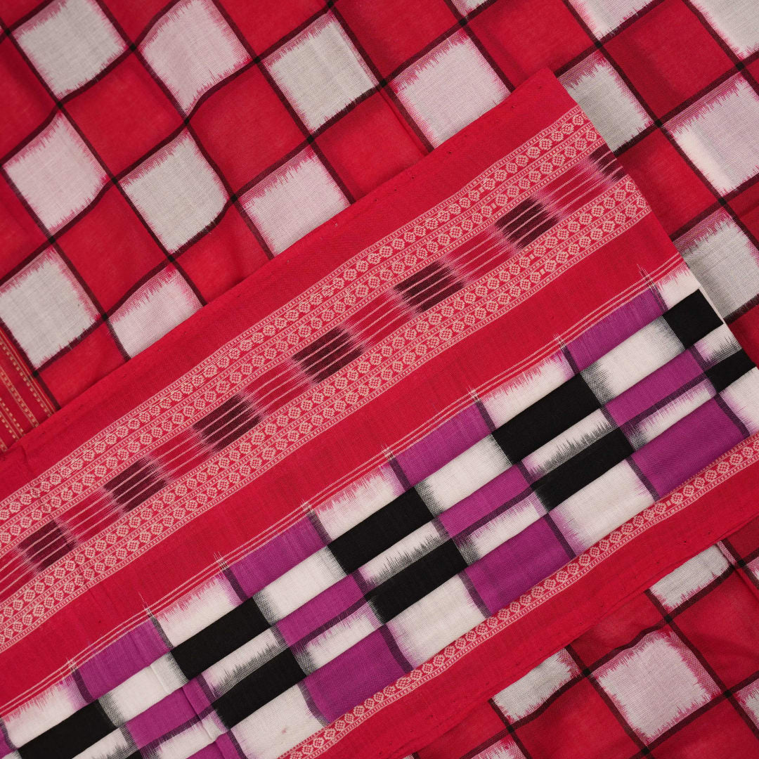 Sambalpuri Cotton Saree - Multi Color