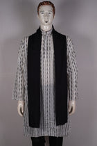 White Sambalpuri Cotton kurta — view 2 of 5