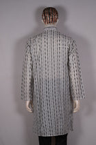 White Sambalpuri Cotton kurta — view 5 of 5