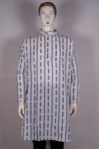 White Sambalpuri Cotton kurta — view 1 of 5