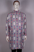 White Sambalpuri Cotton Kurta 42/L G03-07-06338