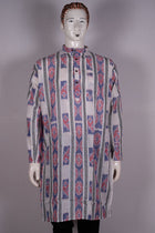White Sambalpuri Cotton kurta — view 1 of 5