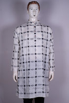 White Sambalpuri Cotton kurta — view 1 of 5