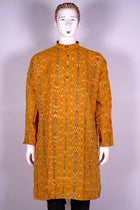 Yellow Sambalpuri Cotton kurta — view 1 of 5