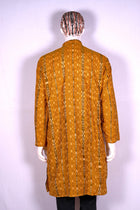 Yellow Sambalpuri Cotton kurta — view 5 of 5