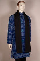 Blue Sambalpuri Cotton kurta — view 3 of 5