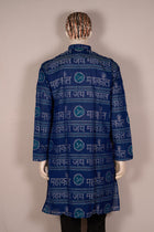 Blue Sambalpuri Cotton kurta — view 5 of 5