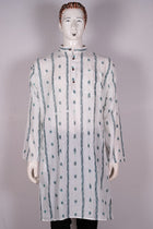 White Sambalpuri Cotton kurta — view 1 of 5