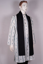 White Sambalpuri Cotton kurta — view 3 of 5