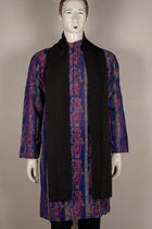 Blue Sambalpuri Cotton kurta — view 2 of 5