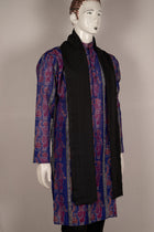 Blue Sambalpuri Cotton kurta — view 3 of 5