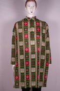 Green Sambalpuri Cotton Kurta 42/L G03-15-06346