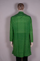 Green Sambalpuri Cotton kurta — view 4 of 5