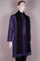 Blue Sambalpuri Cotton kurta — view 3 of 5