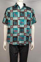 Green Sambalpuri Cotton shirt — view 1 of 3