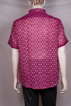 Purple Sambalpuri Cotton shirt — view 3 of 3