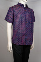 Blue Sambalpuri Cotton shirt — view 2 of 3
