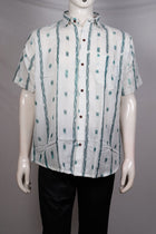 White Sambalpuri Cotton shirt — view 1 of 3