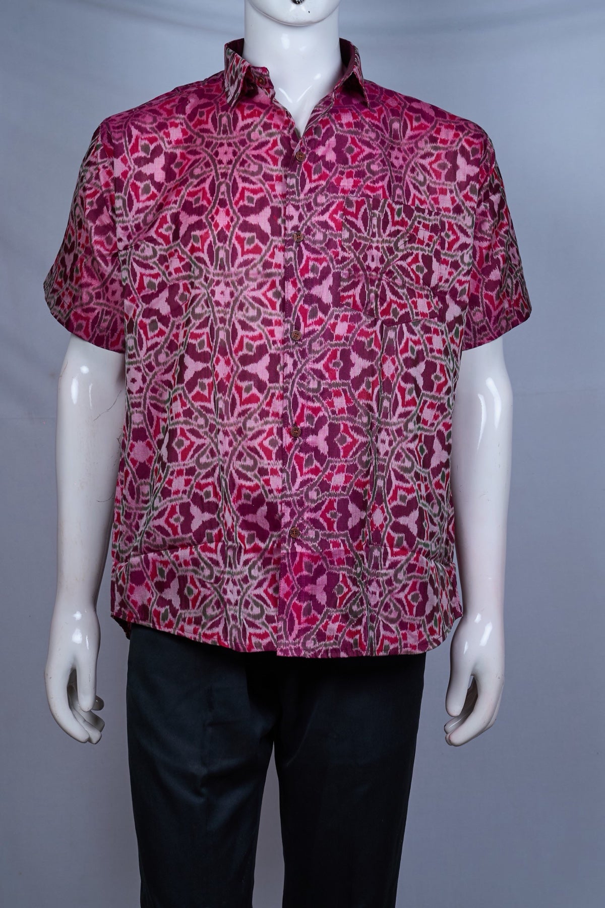 Multi-Color Sambalpuri Cotton shirt — view 1 of 3