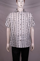 White Sambalpuri Cotton shirt — view 1 of 3