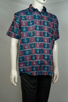 Multi-Color Sambalpuri Cotton shirt — view 2 of 3