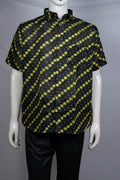 Black Sambalpuri Cotton Shirt 42/L G04-17-06367