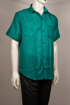 Green Sambalpuri Cotton shirt — view 1 of 3