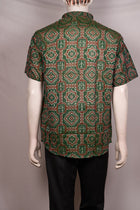 Green Sambalpuri Cotton shirt — view 3 of 3