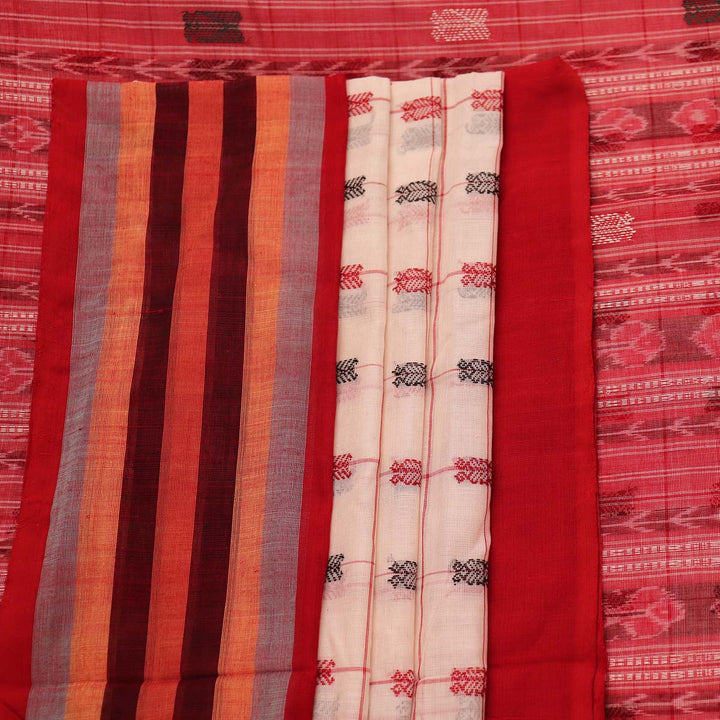 Handloom Sambalpuri Cotton Ikkat Saree