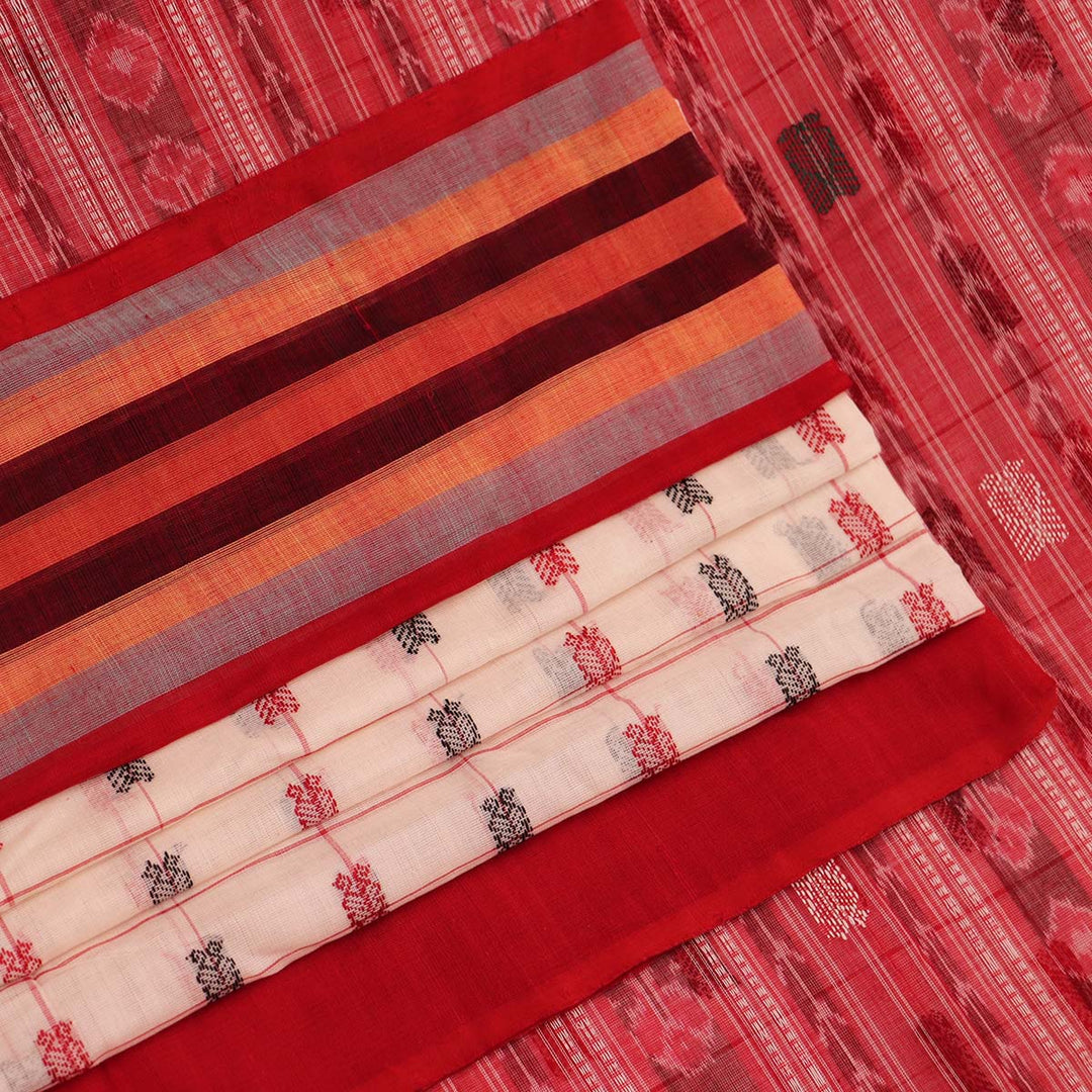 Handloom Sambalpuri Cotton Ikkat Saree