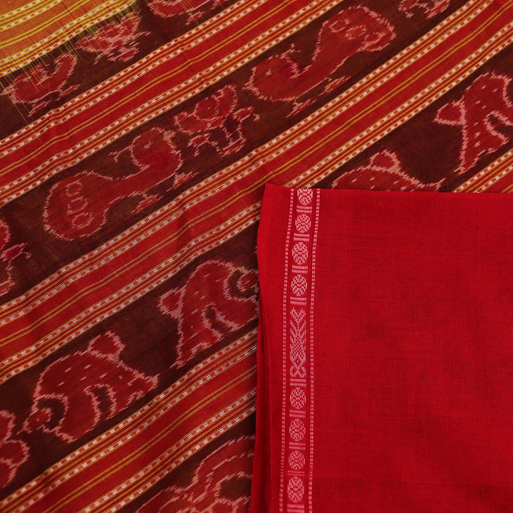 Handloom Sambalpuri Cotton Ikkat Saree