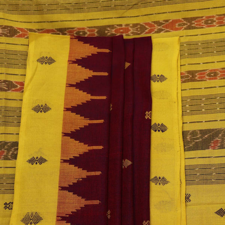 Handloom Sambalpuri Cotton Ikkat Saree