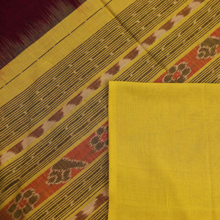 Handloom Sambalpuri Cotton Ikkat Saree