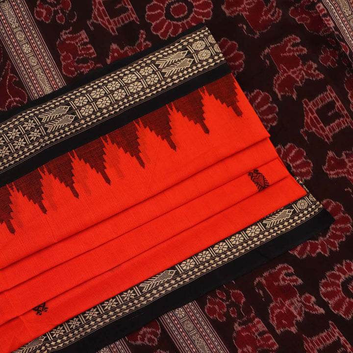 Handloom Sambalpuri Cotton Ikkat Saree