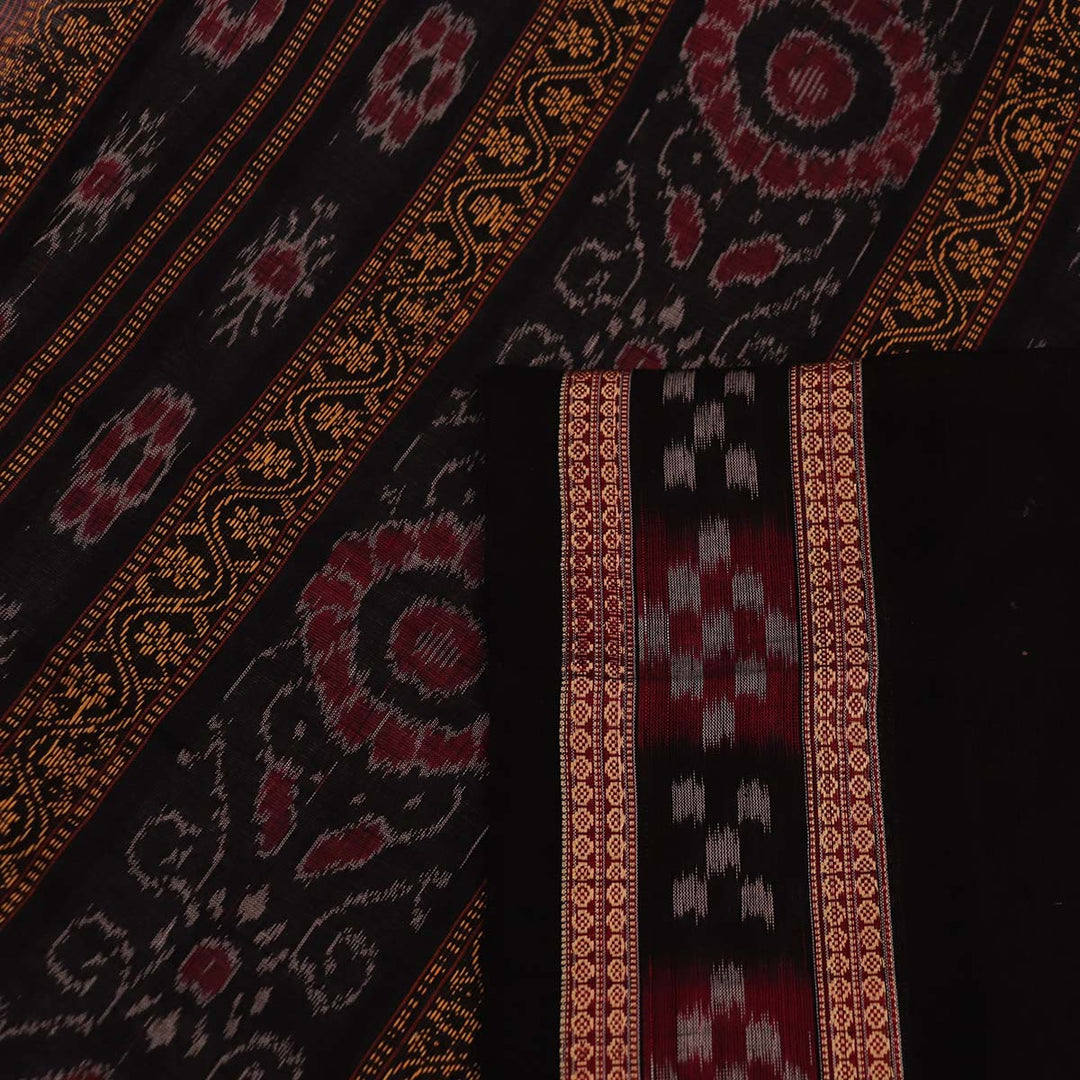 Handloom Sambalpuri Cotton Ikkat Saree