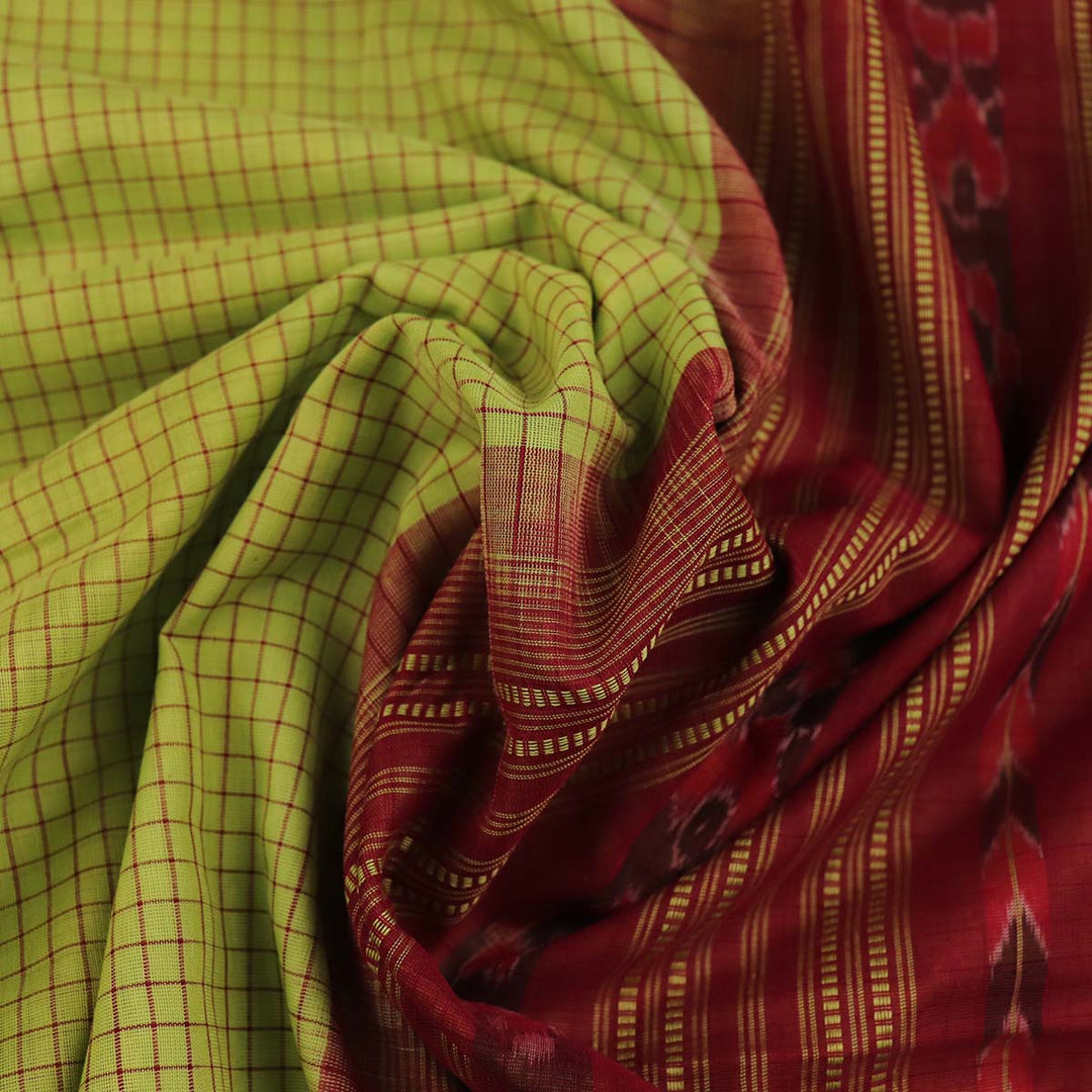 Handloom Sambalpuri Cotton Ikkat Saree