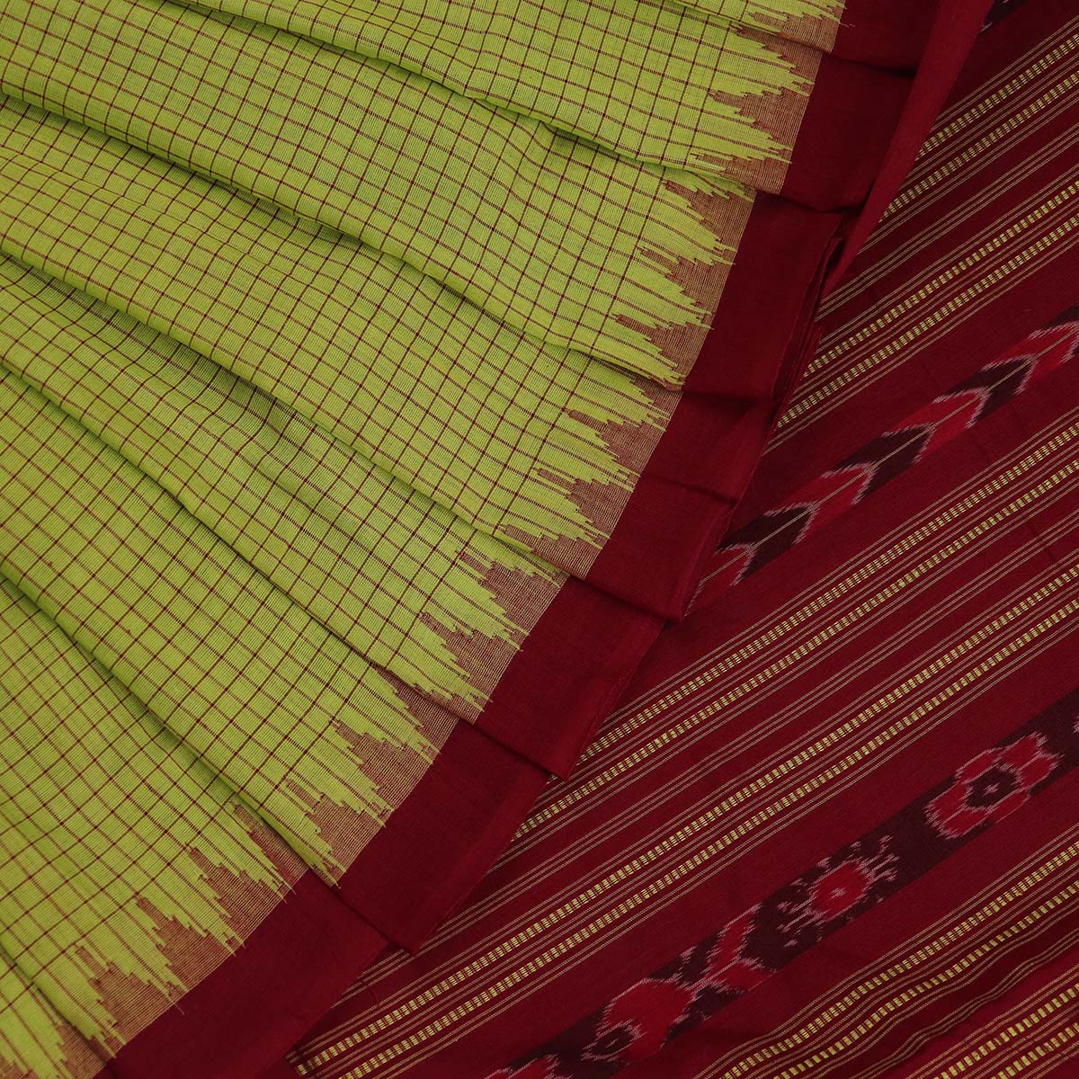 Handloom Sambalpuri Cotton Ikkat Saree