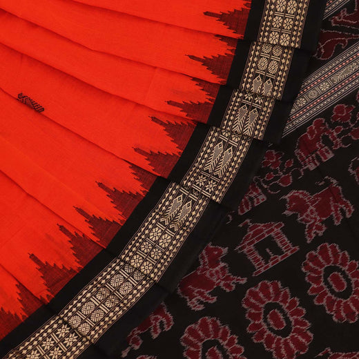 Handloom Sambalpuri Cotton Ikkat Saree