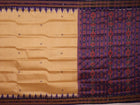 Cream Khandua Silk Saree — view 5