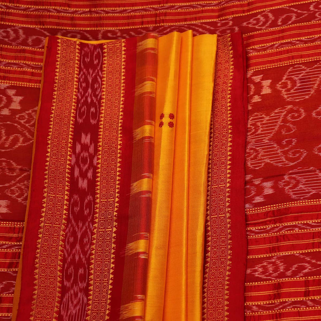 Handloom Khandua Silk Ikat Saree