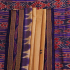 Cream Khandua Silk Saree — view 2