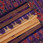 Cream Khandua Silk Saree — view 3