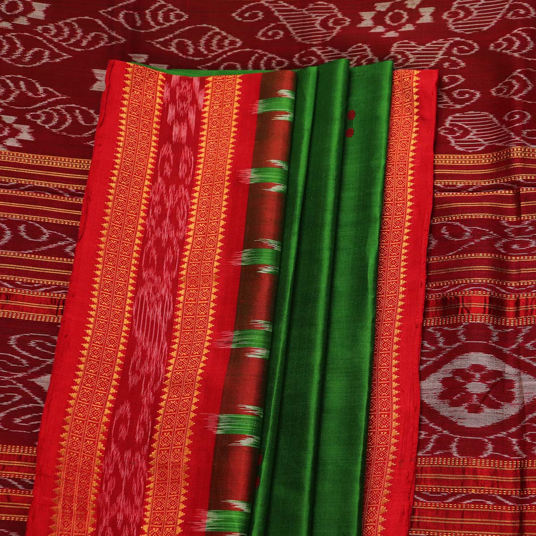 Handloom Khandua Silk Ikat Saree