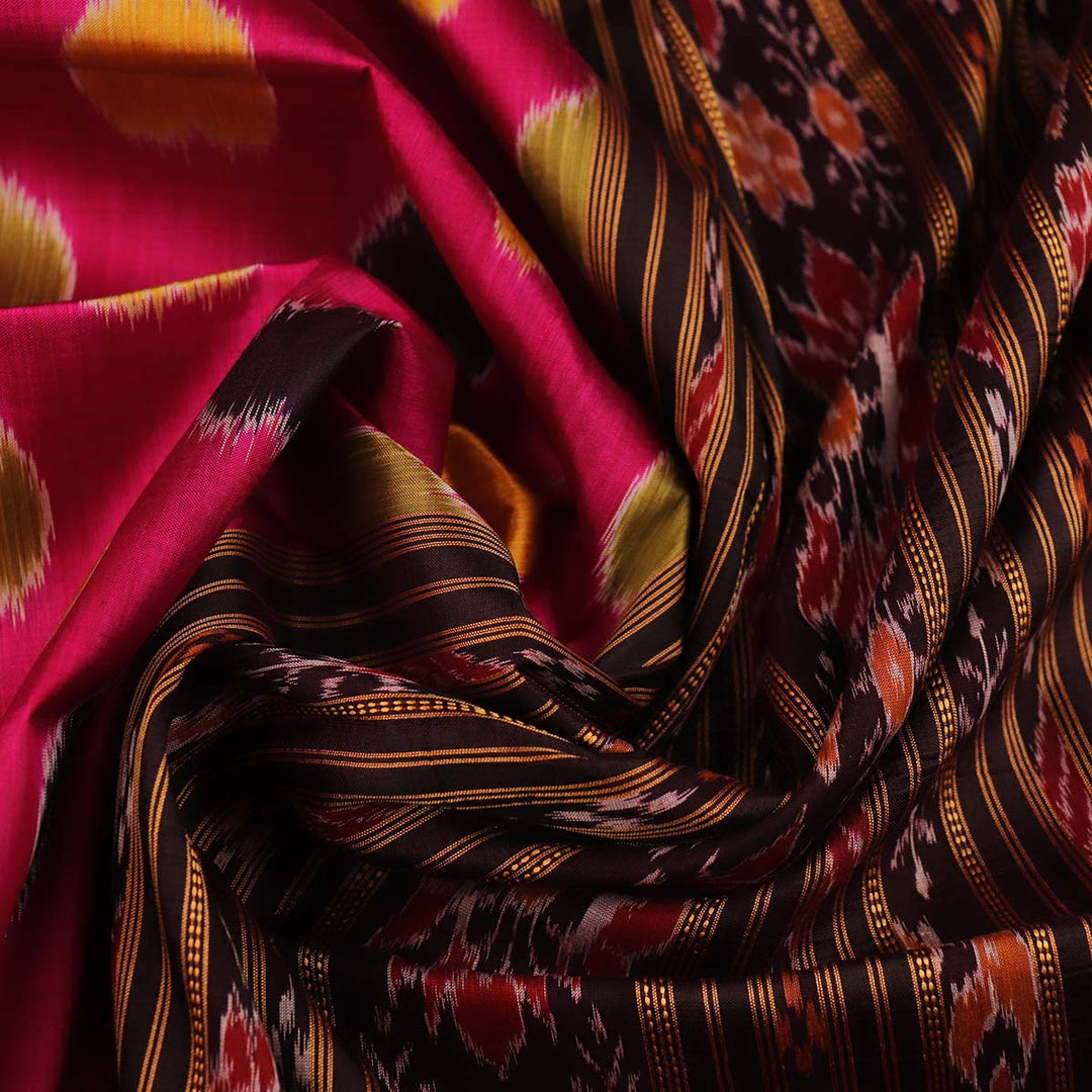 Handloom Khandua Silk Ikat Saree