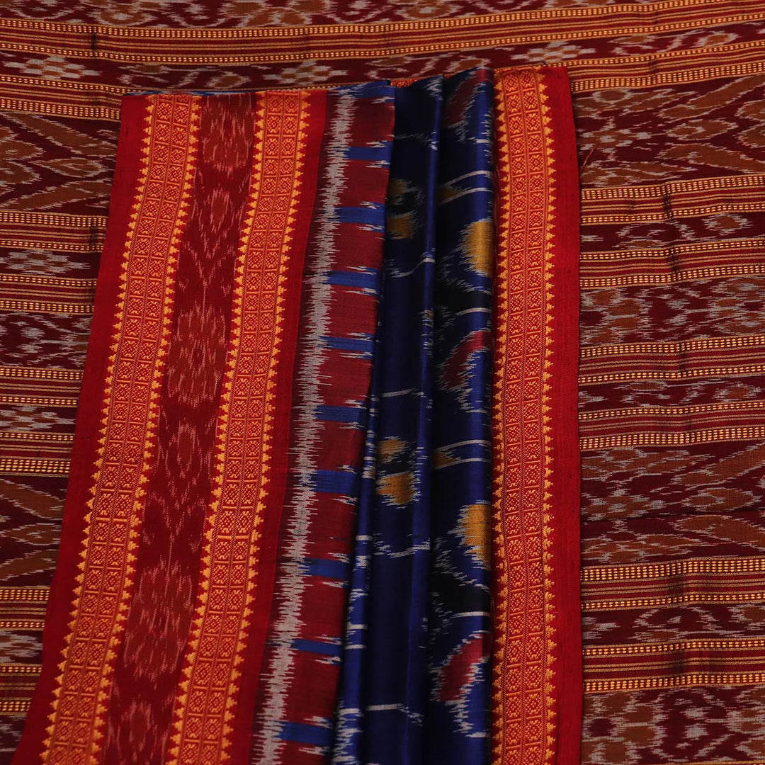 Handloom Khandua Silk Ikat Saree