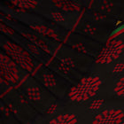 Handloom Black Khandua Silk Saree with Black border